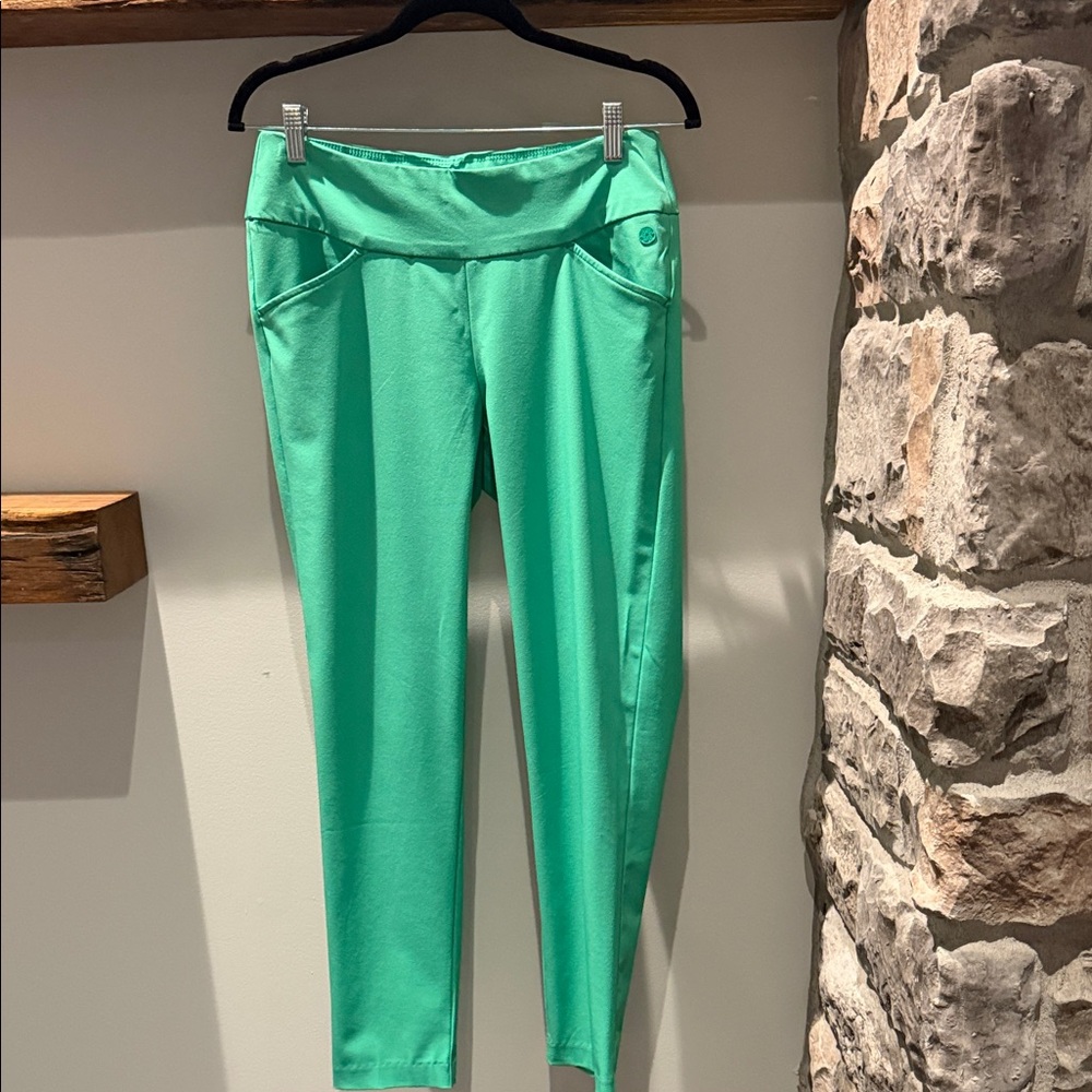 Lilly Pulitzer Corso Green Cropped Pants